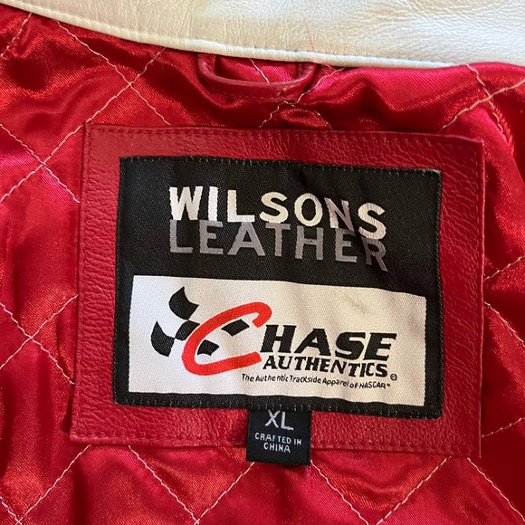 Kasey Kahne NASCAR genuine leather jacket size XL extra large Wilsons Leather - Picture 7 of 7